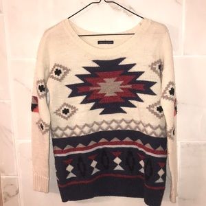 Tribal design sweater